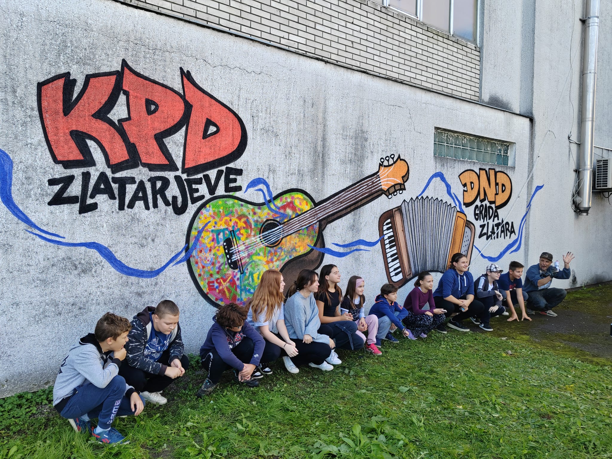 Oslikavanje murala u sklopu Dječjeg tjedna